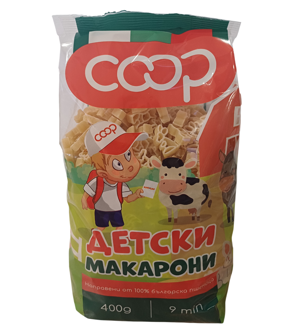 Макарони КООП Детски 400г