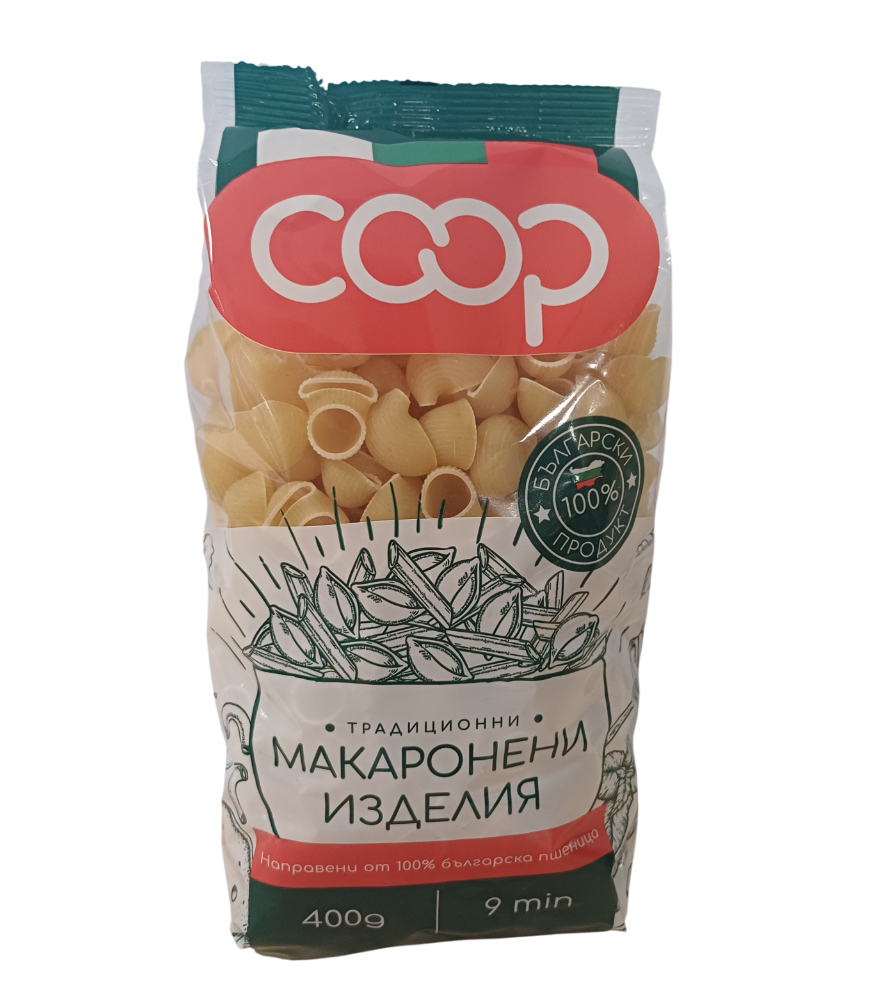 Макарони КООП Охлюв 400г